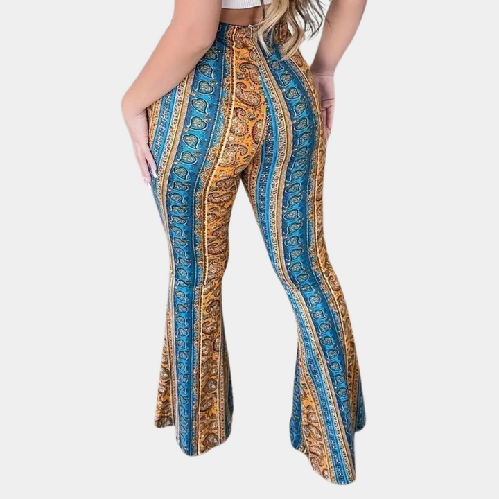 Elvera - Stylish boho flared trousers for women that add a uniquely chic touch