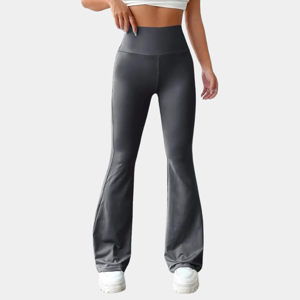 Adeline - Stylish women's trousers with a fashionable flared cut in ultra-elastic fabric.