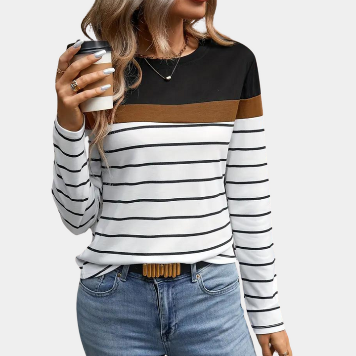 Elegant women's Solveiga striped blouse - Perfect for every day!