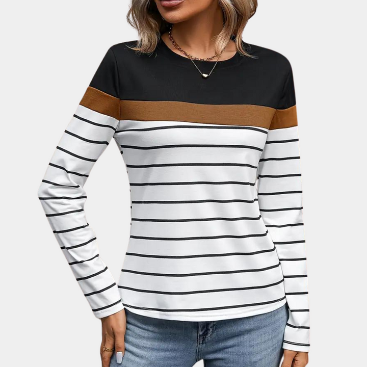 Elegant women's Solveiga striped blouse - Perfect for every day!