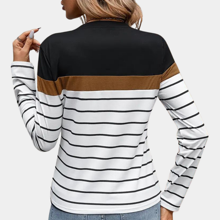 Elegant women's Solveiga striped blouse - Perfect for every day!