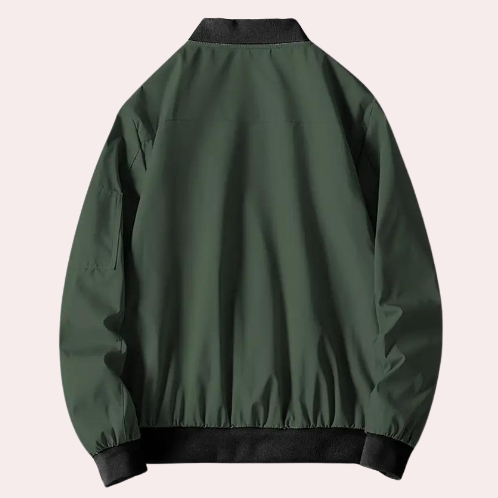 Stylish men's bomber jacket - Artiom, ideal for elegant styling