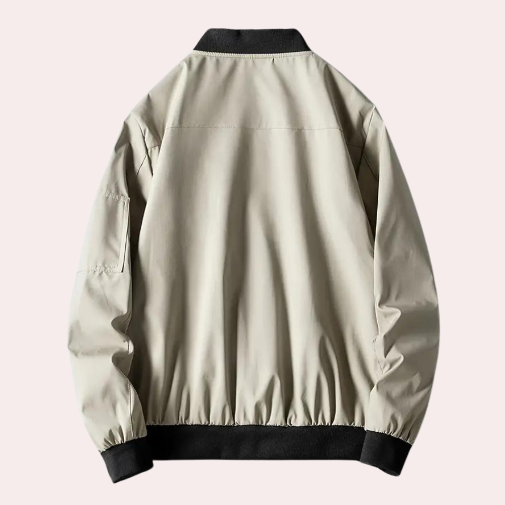 Stylish men's bomber jacket - Artiom, ideal for elegant styling