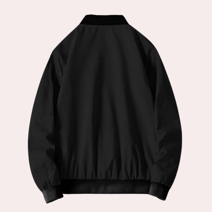 Stylish men's bomber jacket - Artiom, ideal for elegant styling