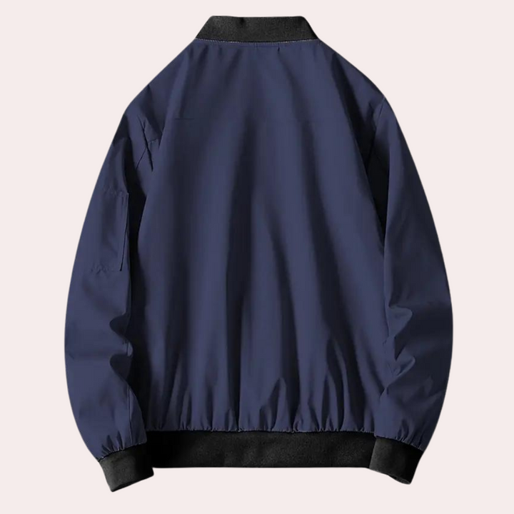 Stylish men's bomber jacket - Artiom, ideal for elegant styling