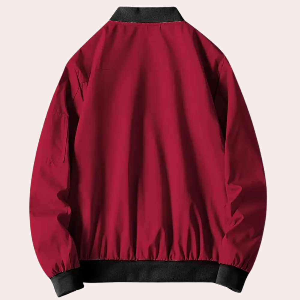 Stylish men's bomber jacket - Artiom, ideal for elegant styling