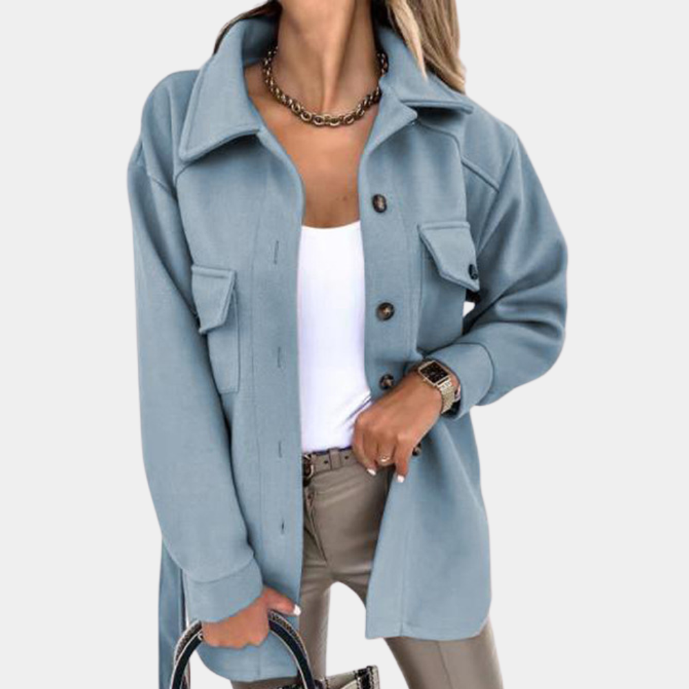 Noami - A stylish long coat with timeless elegance for every woman