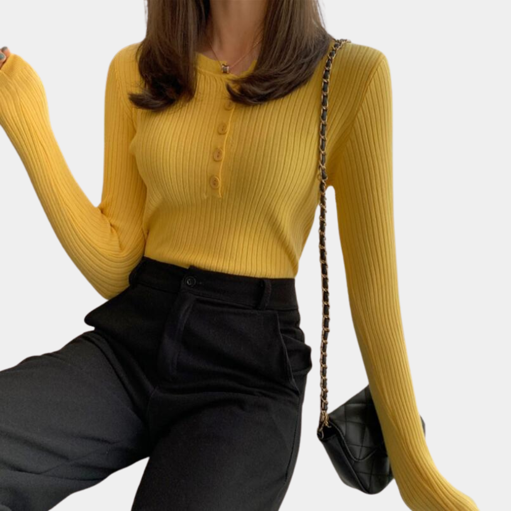 Aija - Stylish and comfortable women's jumper with elasticated cuffs