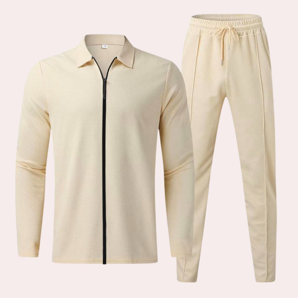 Chic and comfortable two-piece men's set