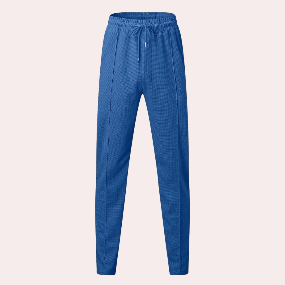 Fashionable men's joggers with adjustable waistband and practical drawstring