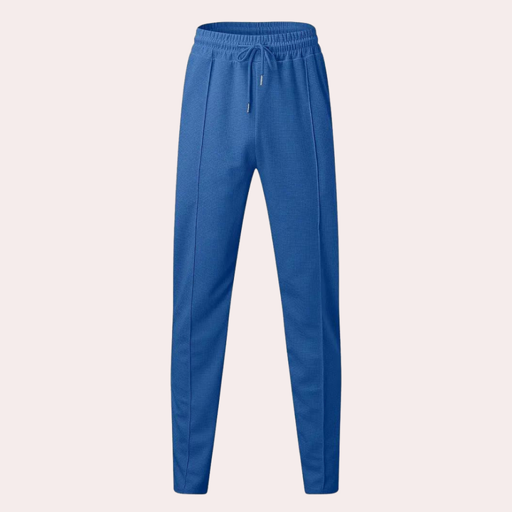 Fashionable men's joggers with adjustable waistband and practical drawstring