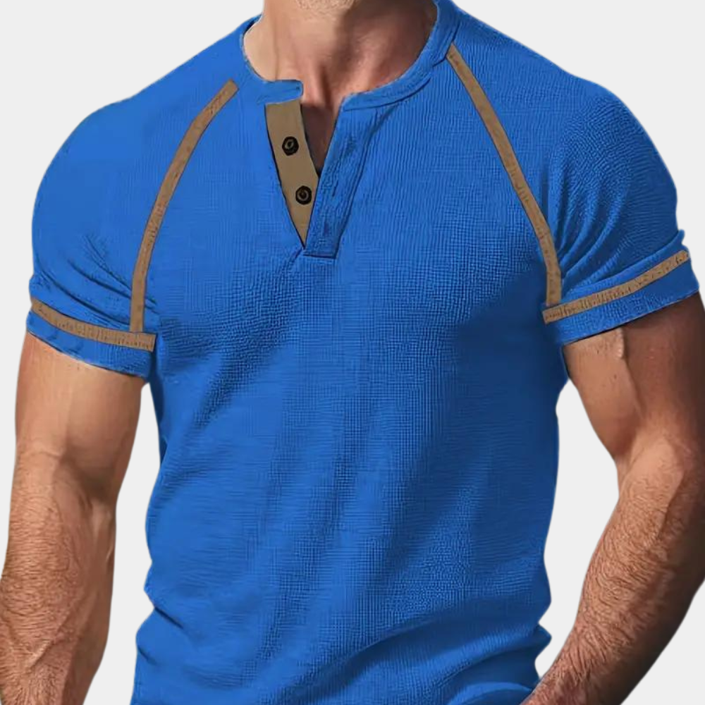 A stylish and airy short-sleeved T-shirt for men - perfect for any occasion!