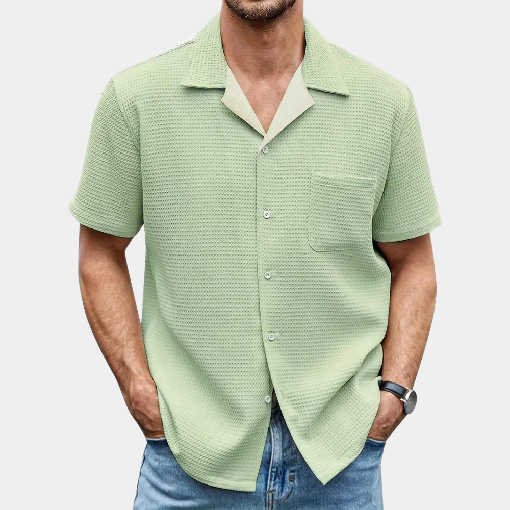 A stylish men's summer shirt, perfect for refreshing days!