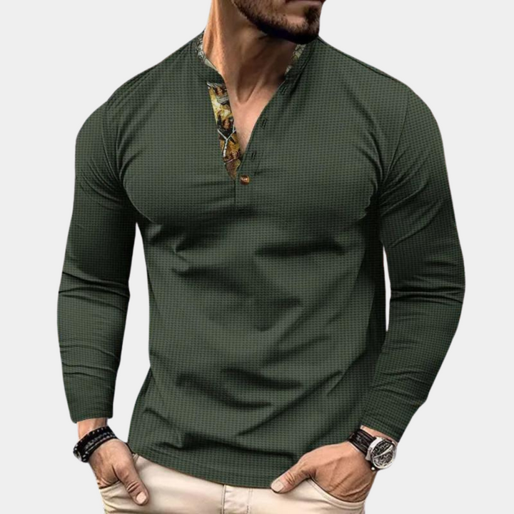 Elegant men's short-sleeved T-shirt - the perfect choice for everyday styling!