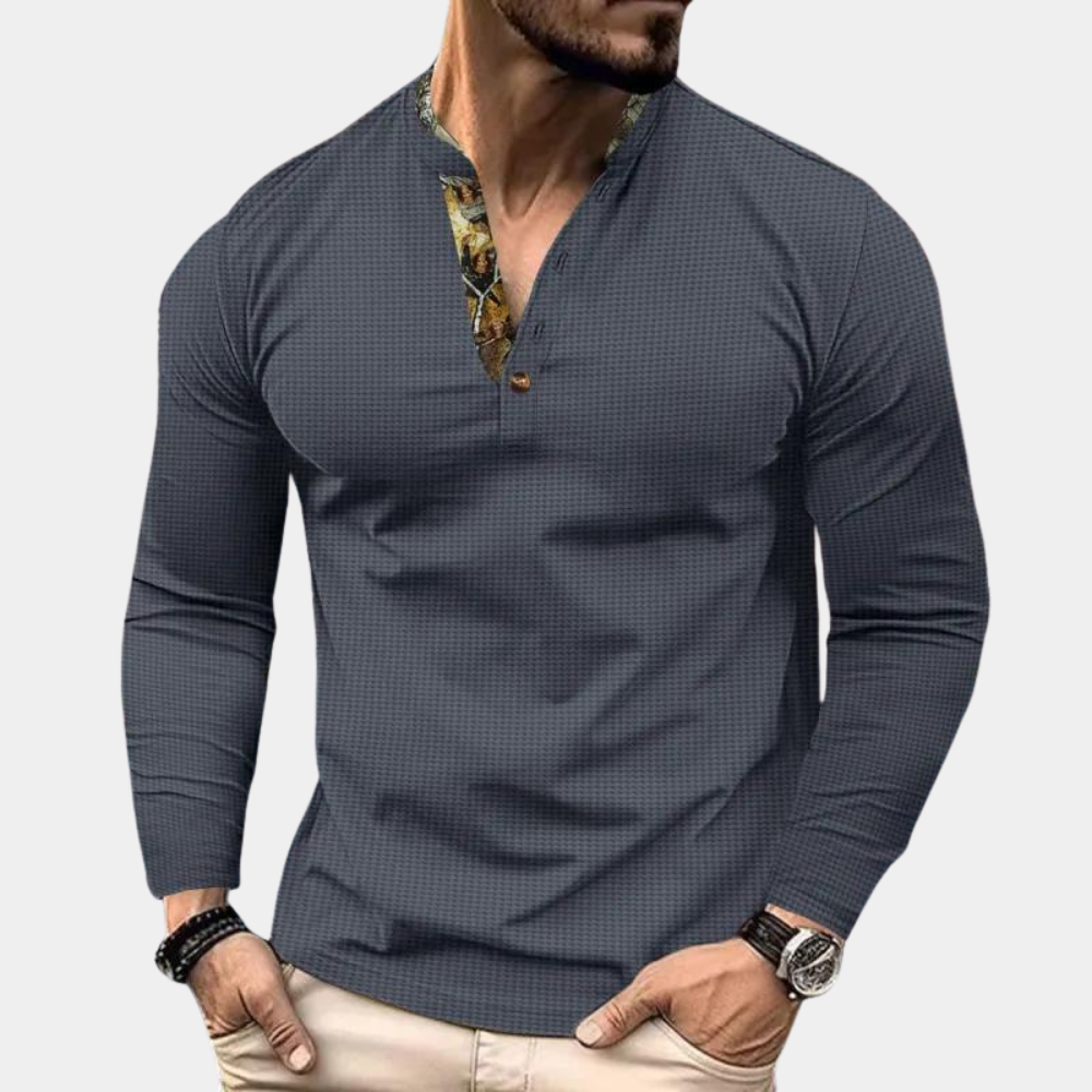 Elegant men's short-sleeved T-shirt - the perfect choice for everyday styling!