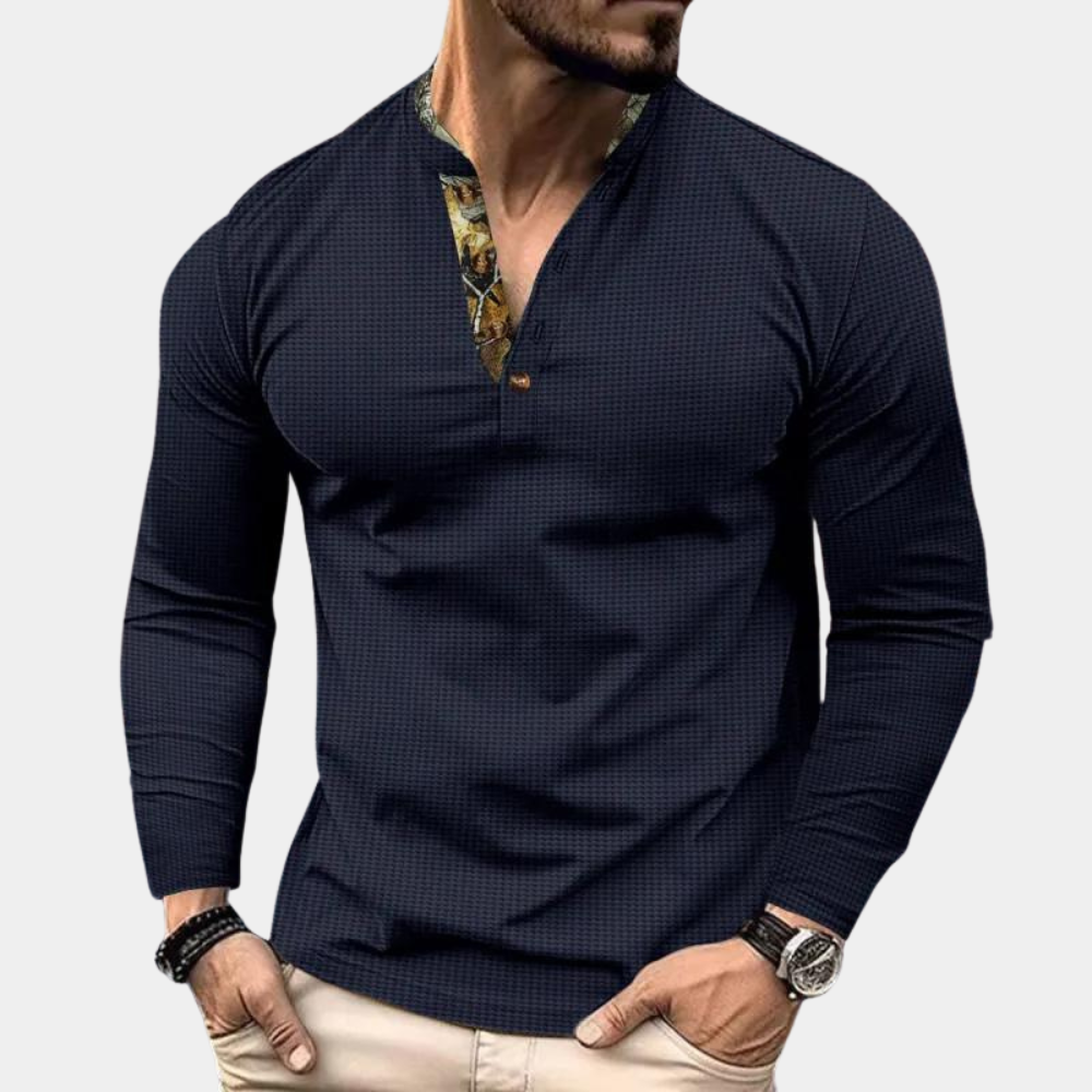 Elegant men's short-sleeved T-shirt - the perfect choice for everyday styling!