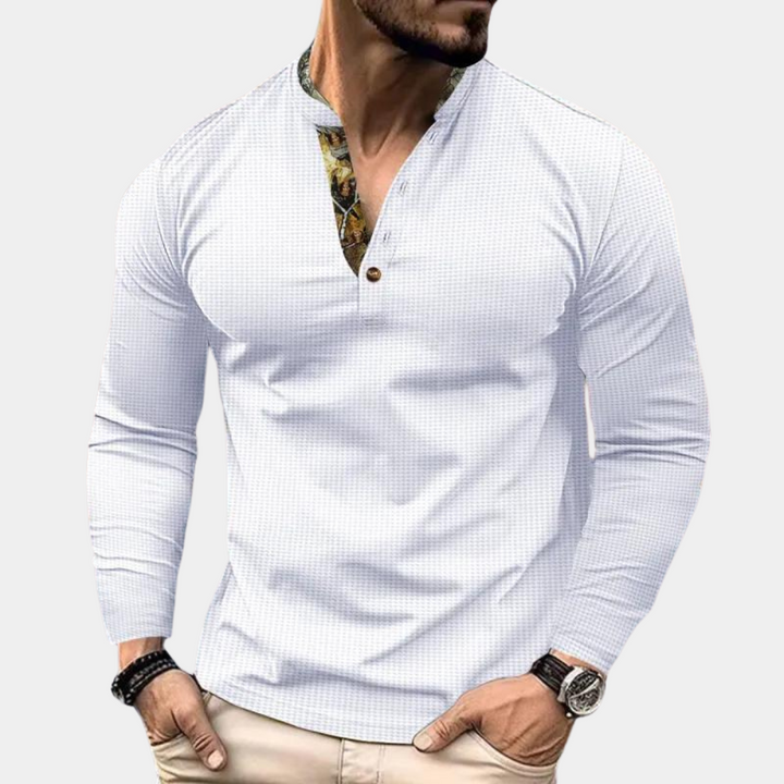 Elegant men's short-sleeved T-shirt - the perfect choice for everyday styling!