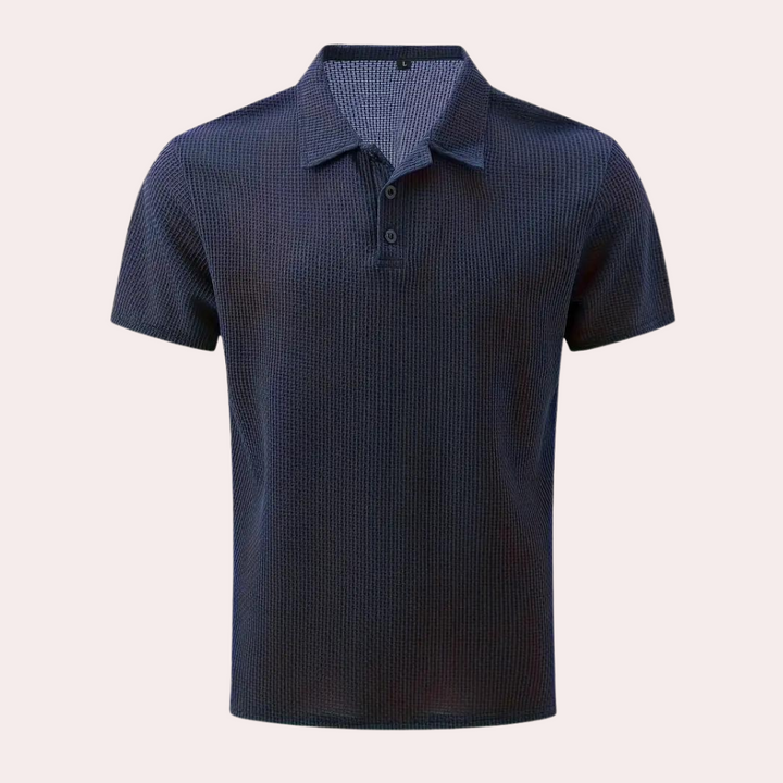 Super breathable men's polo shirt for unparalleled comfort
