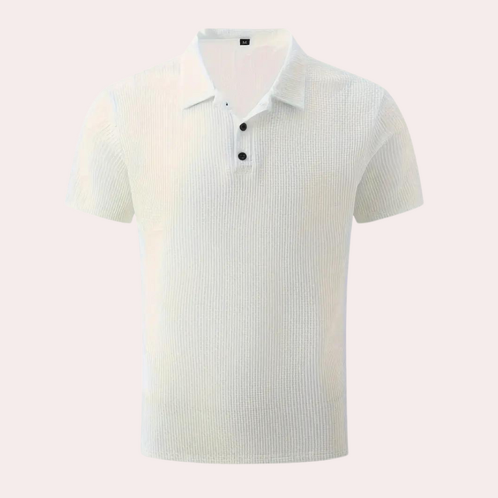 Super breathable men's polo shirt for unparalleled comfort