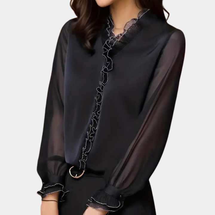 Stylish women's blouse with an elegant cut