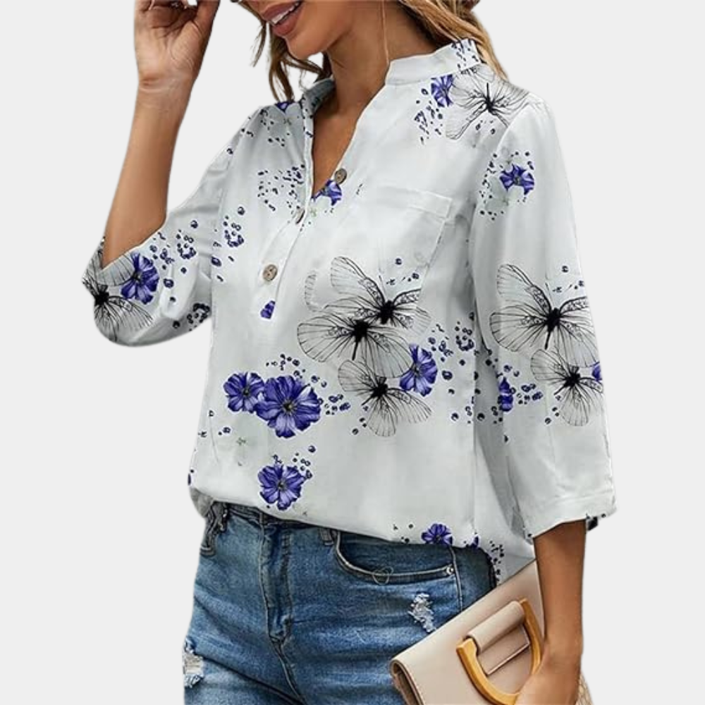 A stylish, feminine and comfortable summer T-shirt - perfect for any occasion!