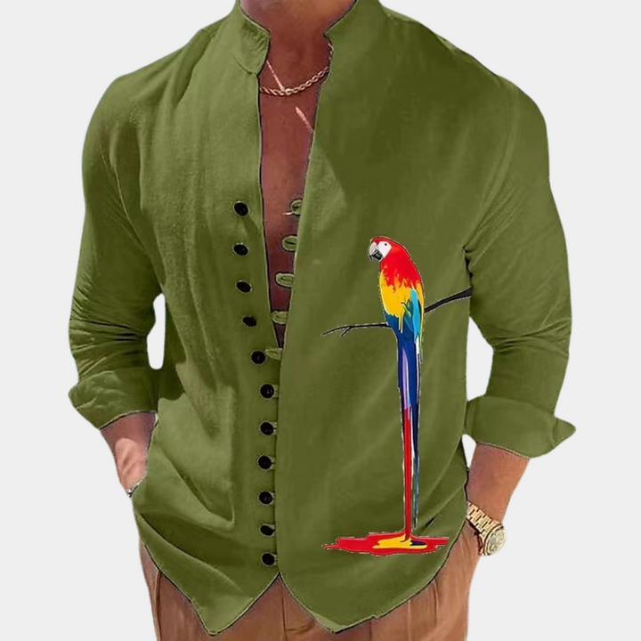 Elegant men's smart casual shirt