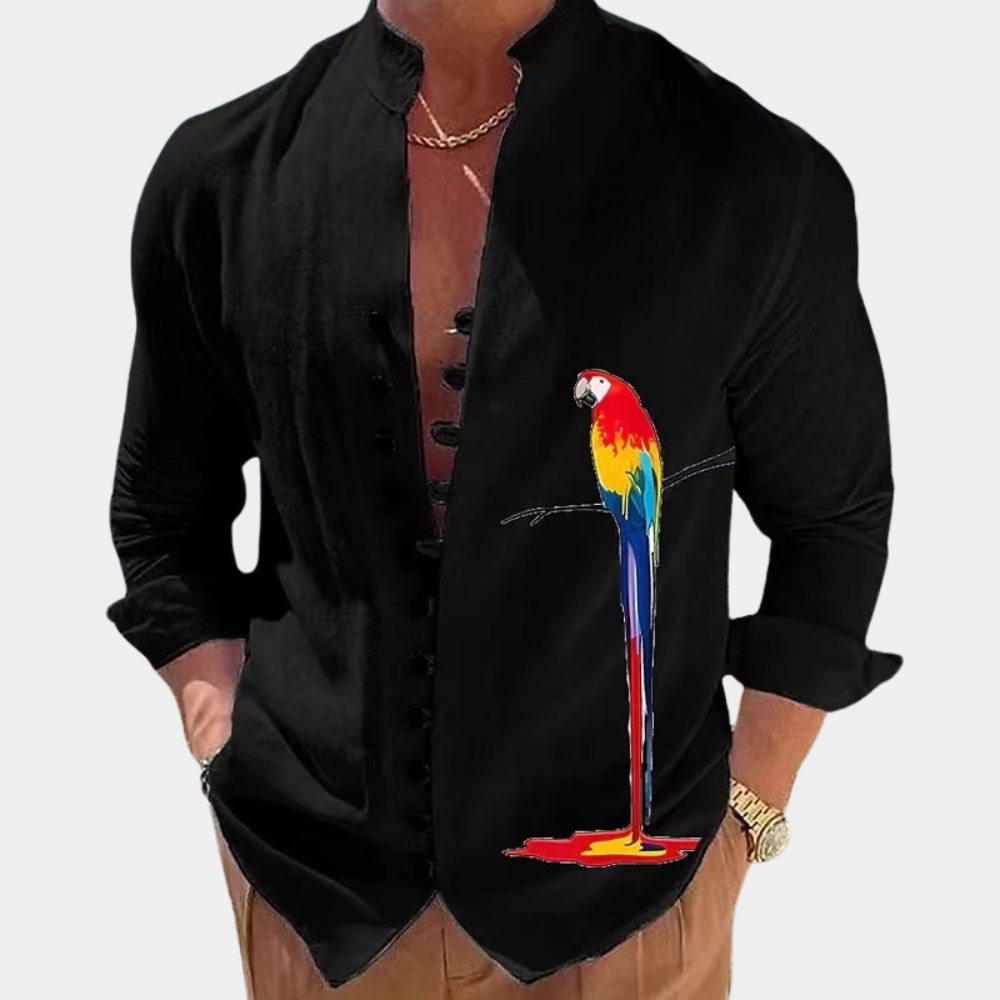Elegant men's smart casual shirt