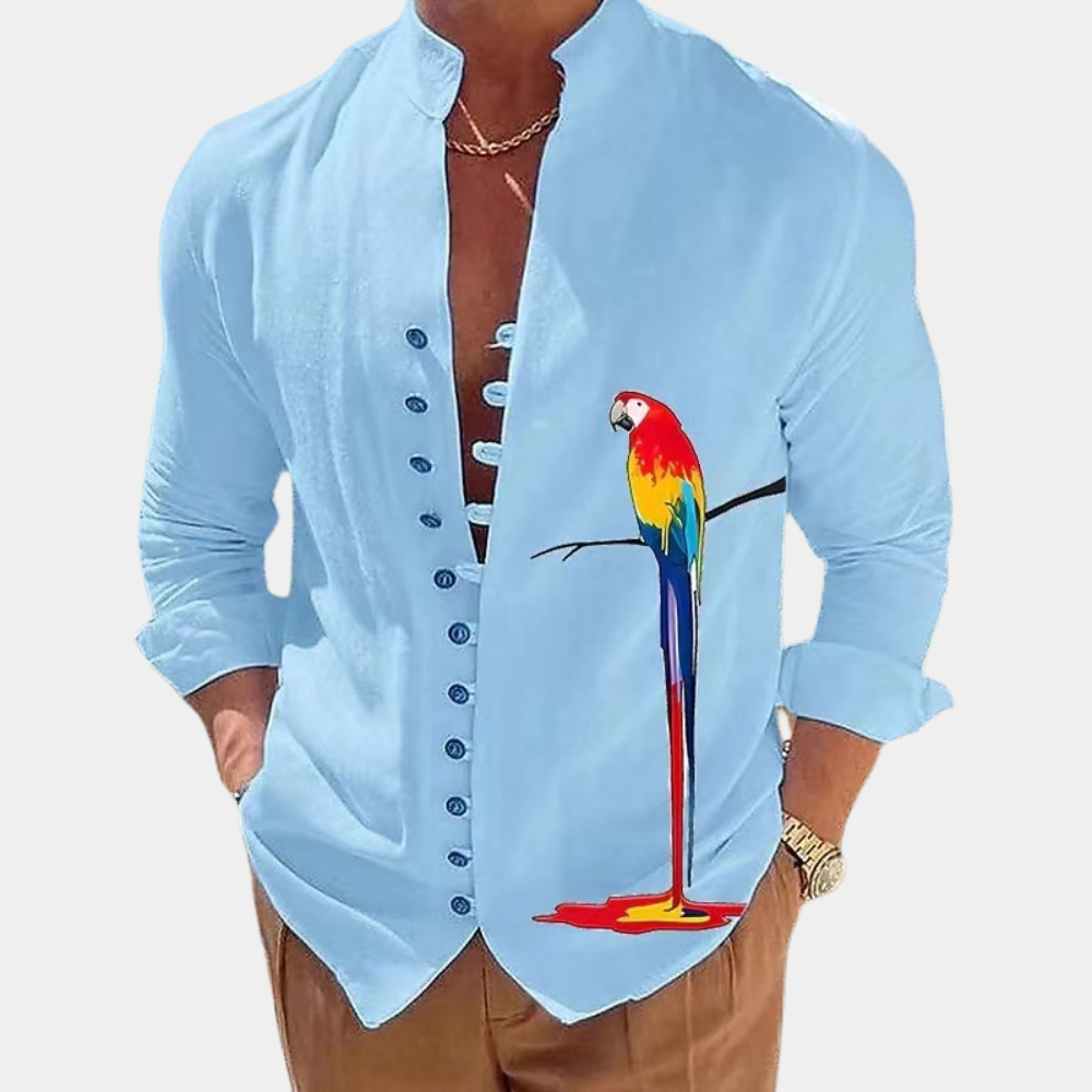 Elegant men's smart casual shirt