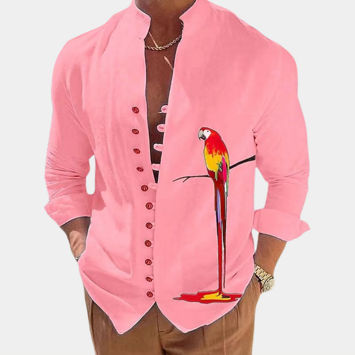 Elegant men's smart casual shirt