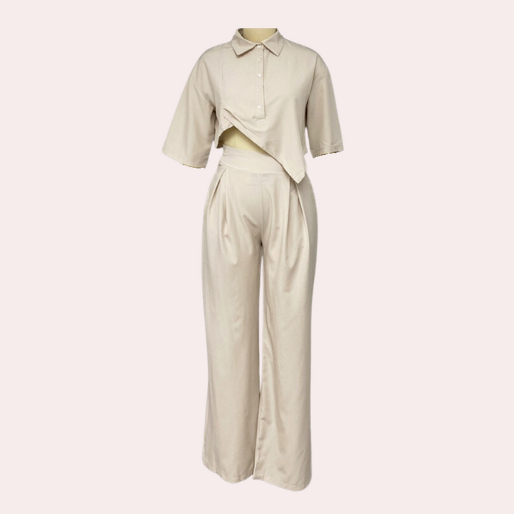 Stylish and subtle women's 2-in-1 casual set