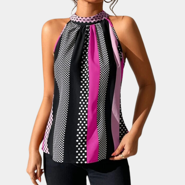 Stylish women's sleeveless top - the perfect choice for an elegant look