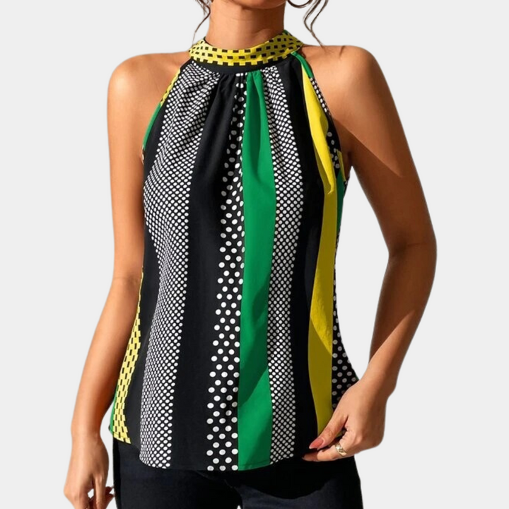 Stylish women's sleeveless top - the perfect choice for an elegant look