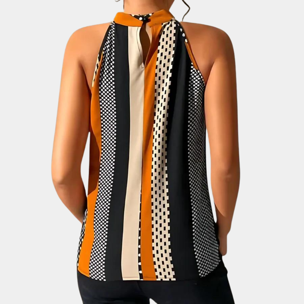 Stylish women's sleeveless top - the perfect choice for an elegant look