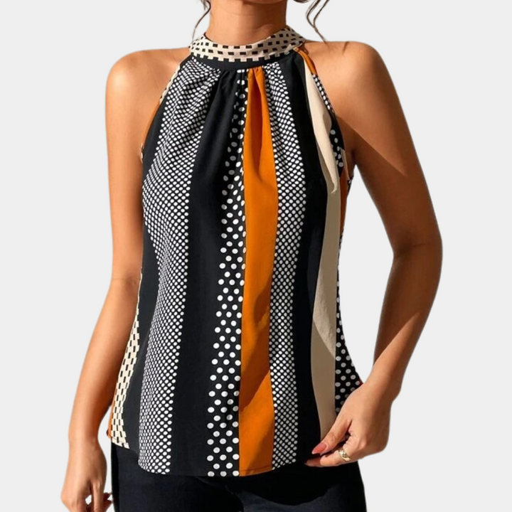 Stylish women's sleeveless top - the perfect choice for an elegant look