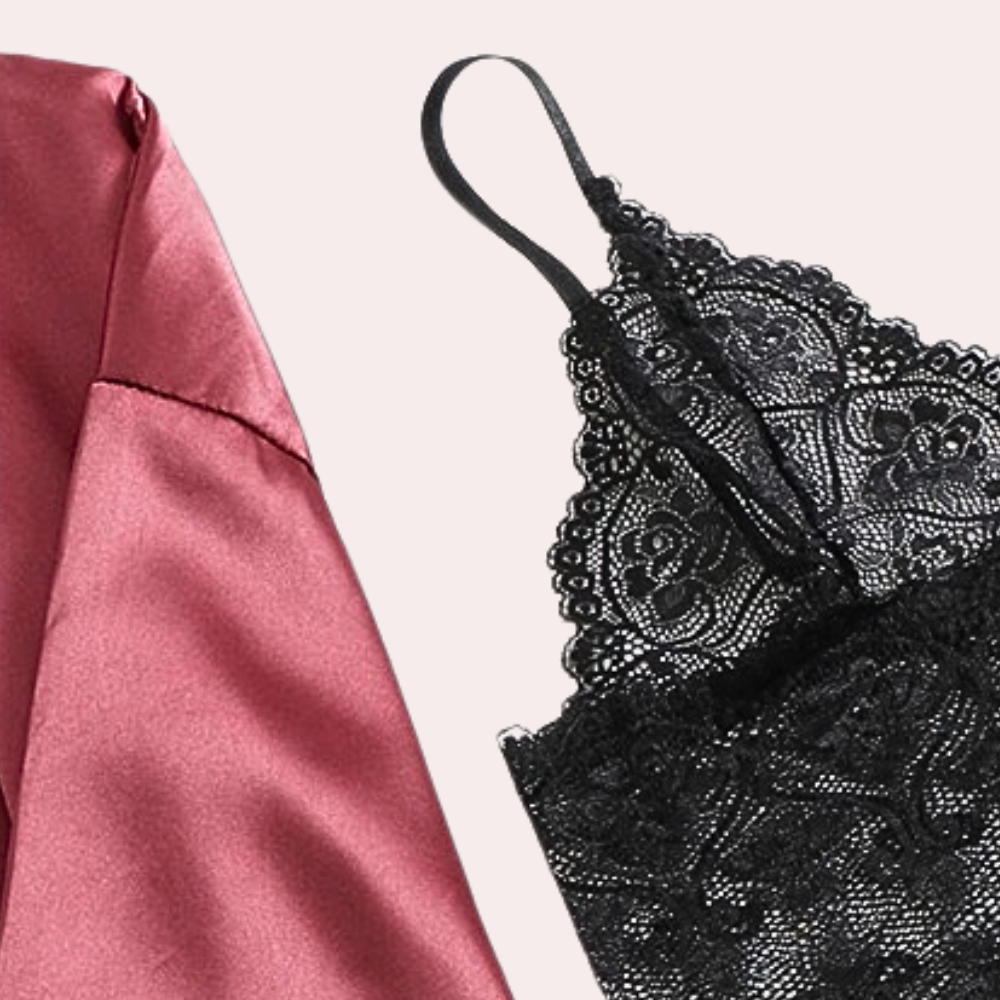 Phenomenal 4-piece nightwear set for women - created for elegance and sleeping comfort.