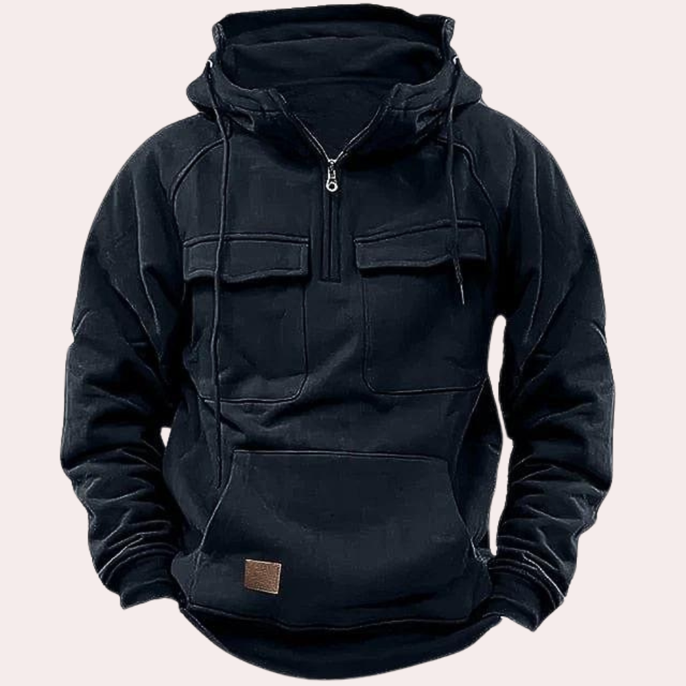 Stylish winter men's hoodie for chilly days