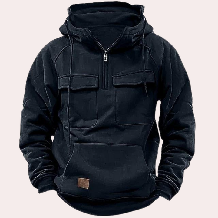 Stylish winter men's hoodie for chilly days