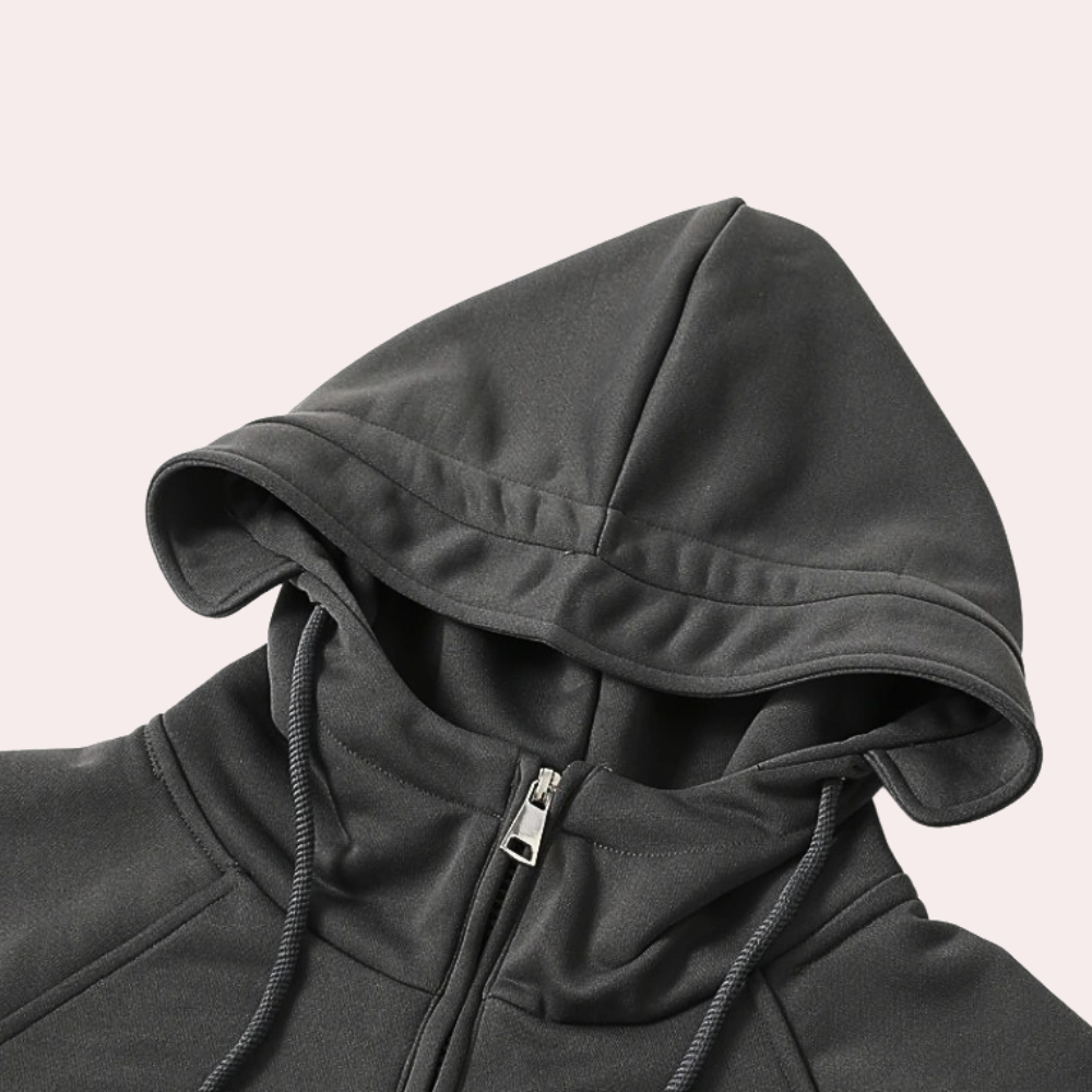 Stylish winter men's hoodie for chilly days