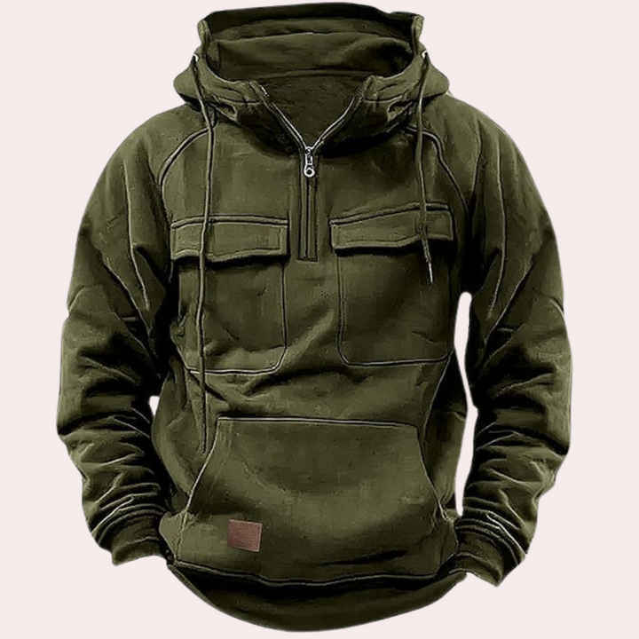 Stylish winter men's hoodie for chilly days