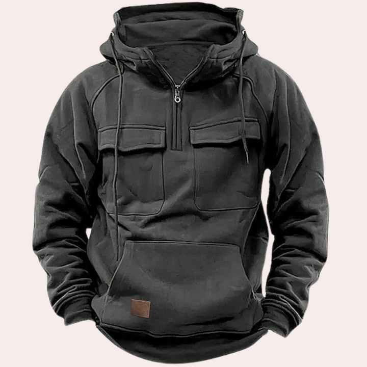 Stylish winter men's hoodie for chilly days