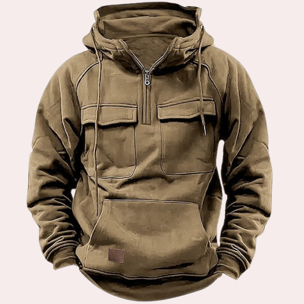 Stylish winter men's hoodie for chilly days
