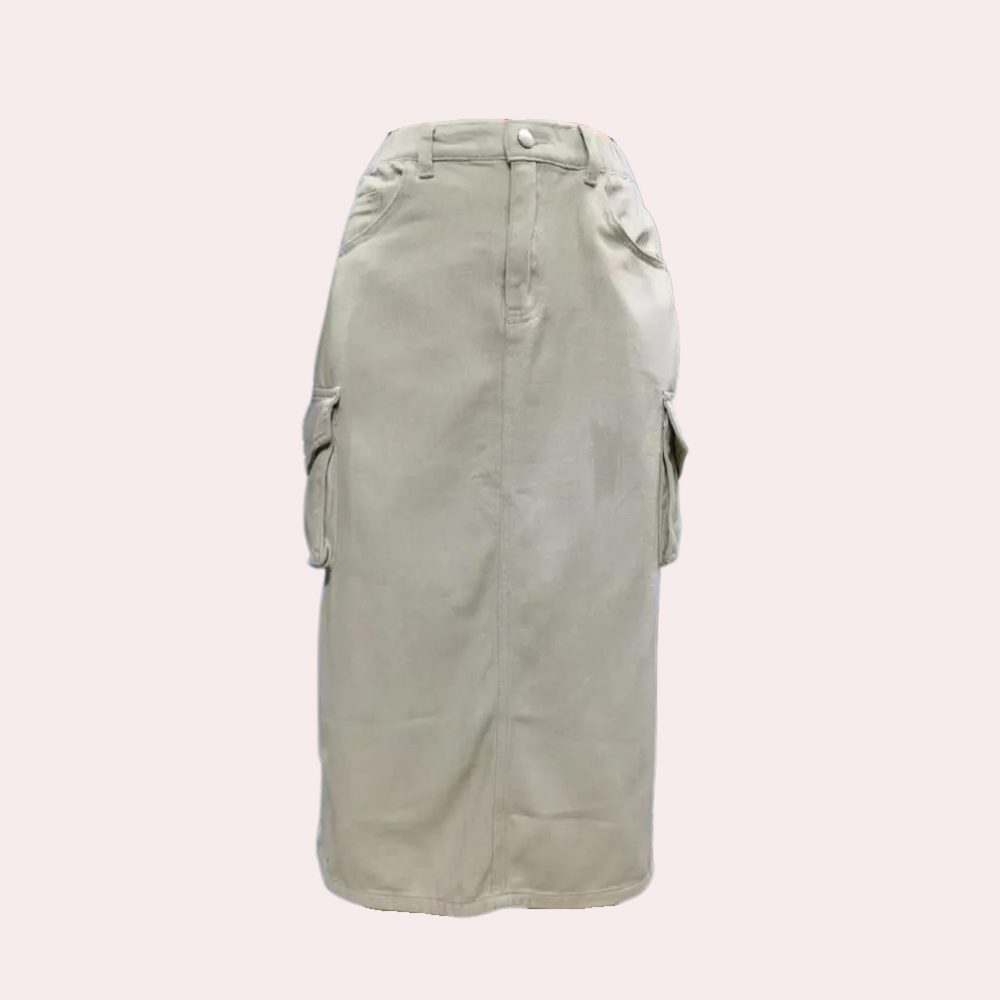 Elegant cargo skirt for women - the perfect choice for a stylish look!