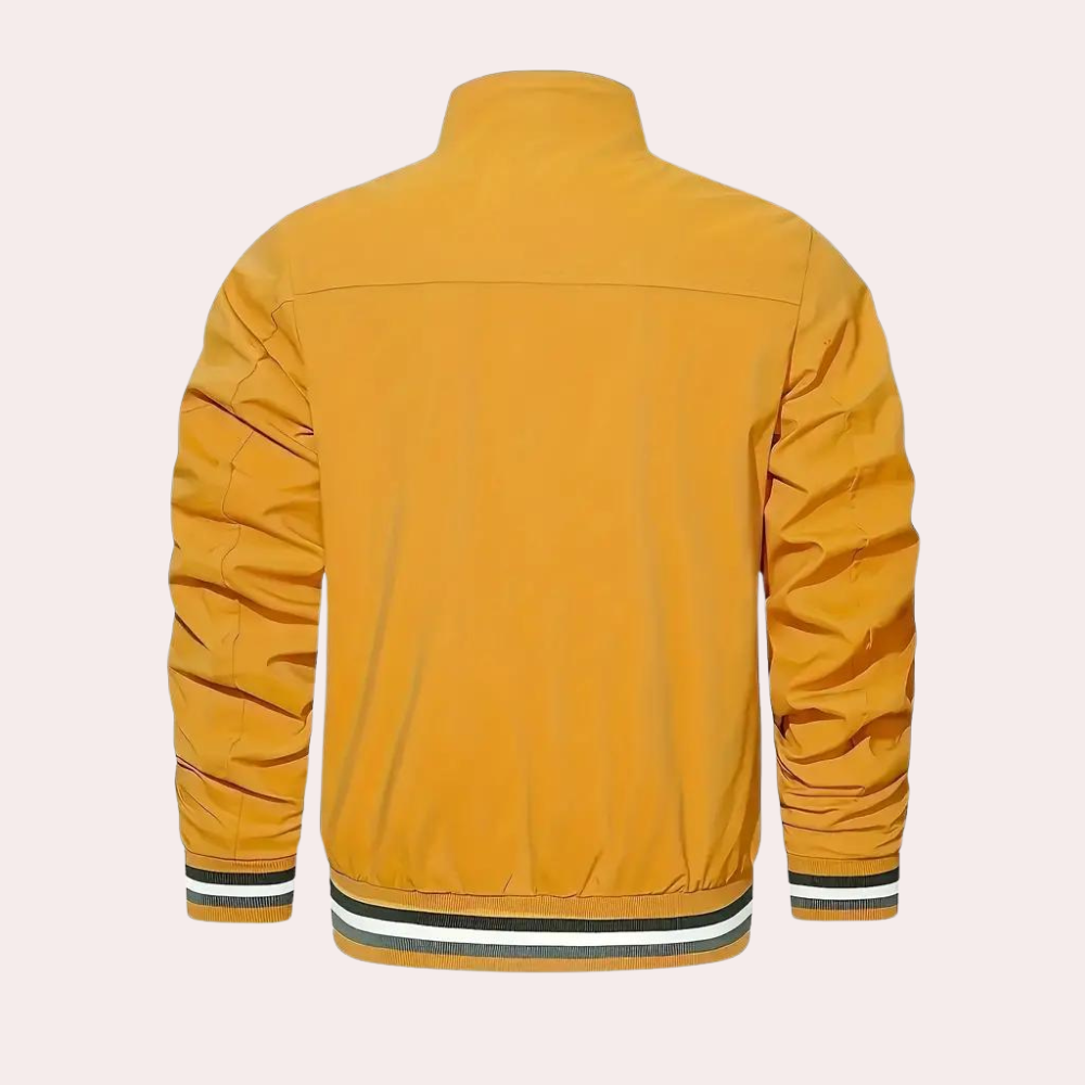 Stylish orange casual jacket for men