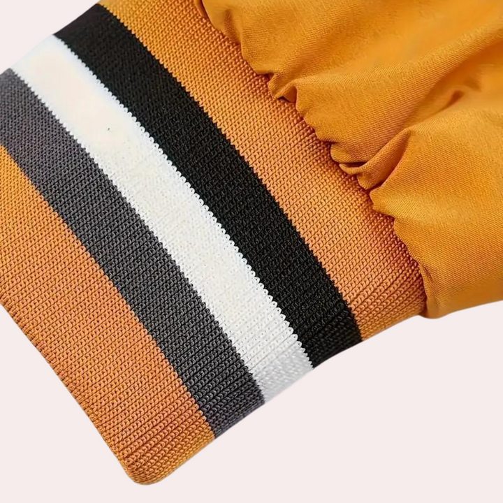 Stylish orange casual jacket for men
