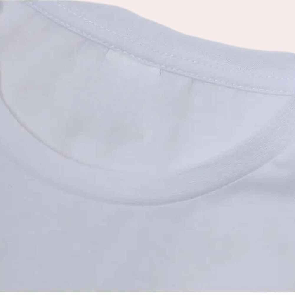 Elegant men's T-shirt with a unique, modern graphic design