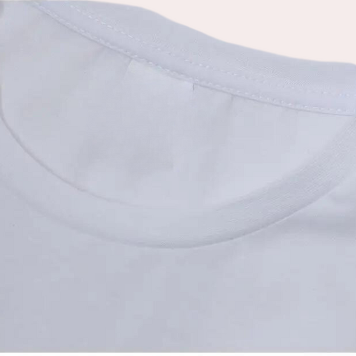 Elegant men's T-shirt with a unique, modern graphic design