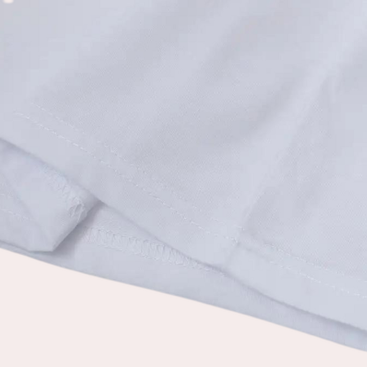 Elegant men's T-shirt with a unique, modern graphic design