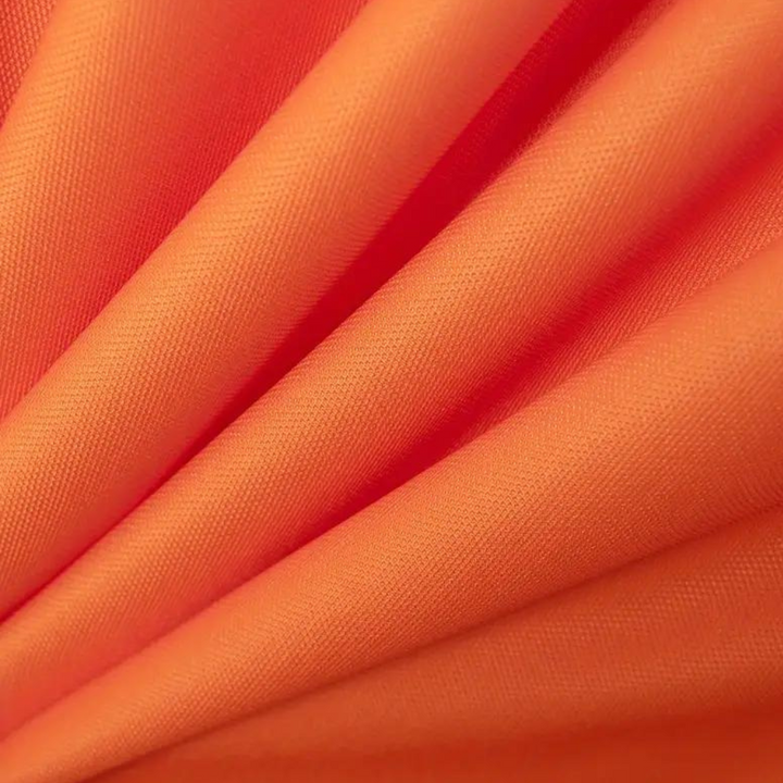 Stylish men's shirt in an intense orange hue