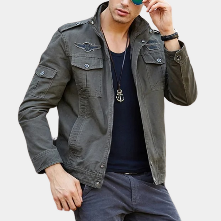 Stylish casual jacket for men with a smart finish
