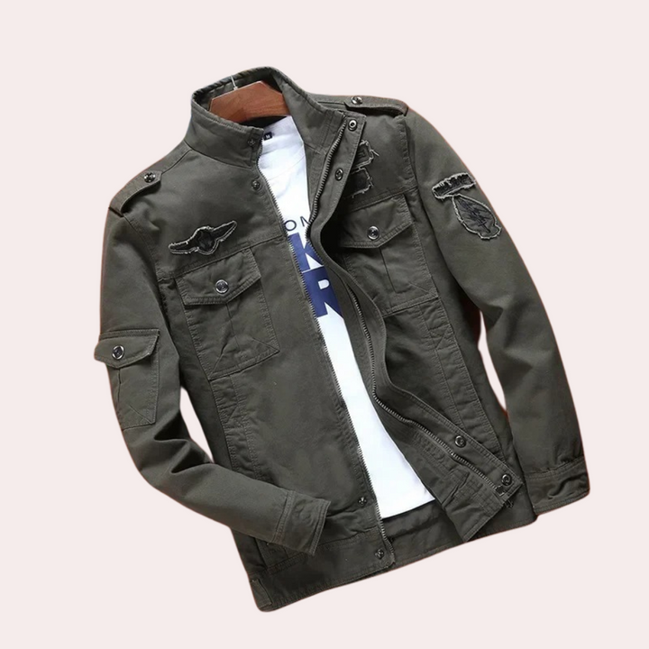 Stylish casual jacket for men with a smart finish